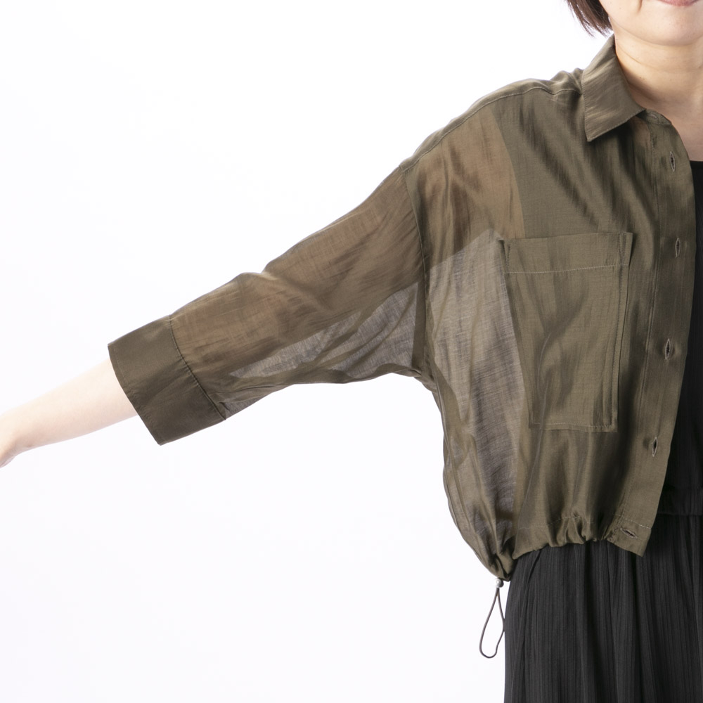 ノアジェ NOA-GE ワンピース シアー×リブ2点スーツ アンサンブル 121-5399-5318/48【FITHOUSE ONLINE SHOP】