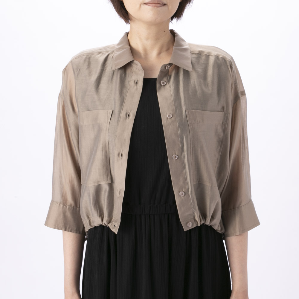 ノアジェ NOA-GE ワンピース シアー×リブ2点スーツ アンサンブル 121-5399-5318/62【FITHOUSE ONLINE SHOP】
