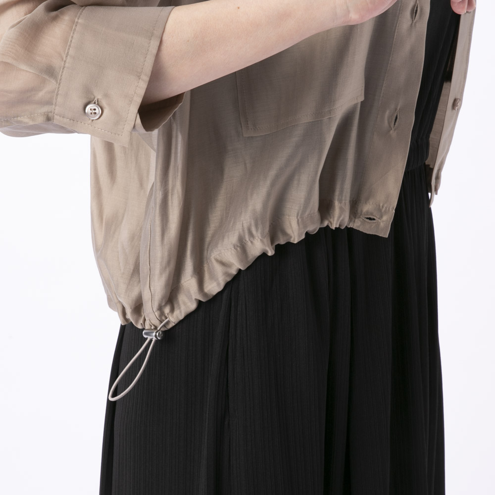ノアジェ NOA-GE ワンピース シアー×リブ2点スーツ アンサンブル 121-5399-5318/62【FITHOUSE ONLINE SHOP】