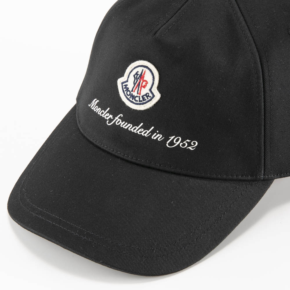 モンクレール MONCLER 帽子 レタリングプリント&ロゴパッチ CAP 3B000.02.0U162【FITHOUSE ONLINE SHOP】