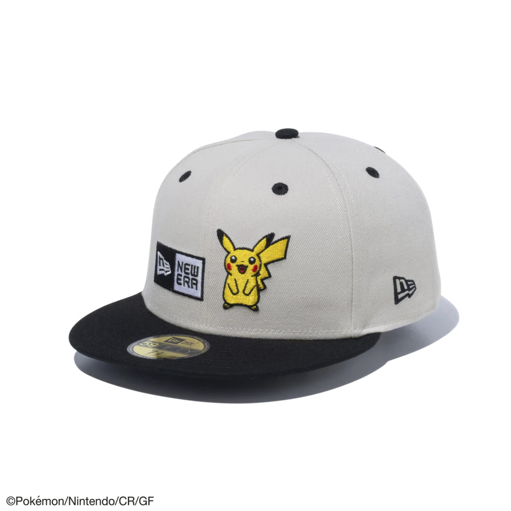ニューエラ NEW ERA 帽子 59FIFTY Pokémon ポケモン ピカチュウ ボックスロゴ 14124364【FITHOUSE ONLINE SHOP】