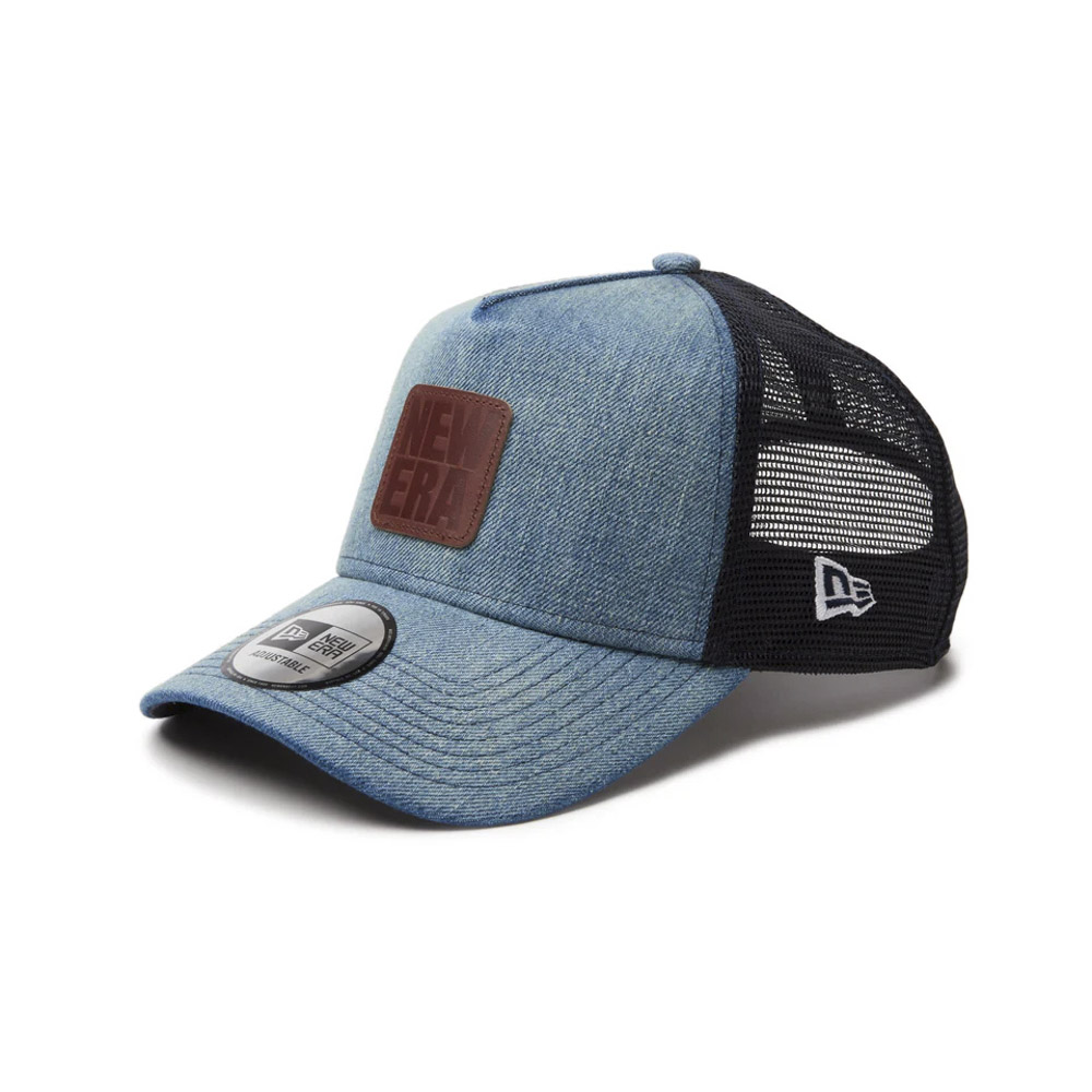 ニューエラ NEW ERA キャップ・帽子 940AFTR DENIM LEATHER PATCH WAS DNM 14307480【FITHOUSE ONLINE SHOP】