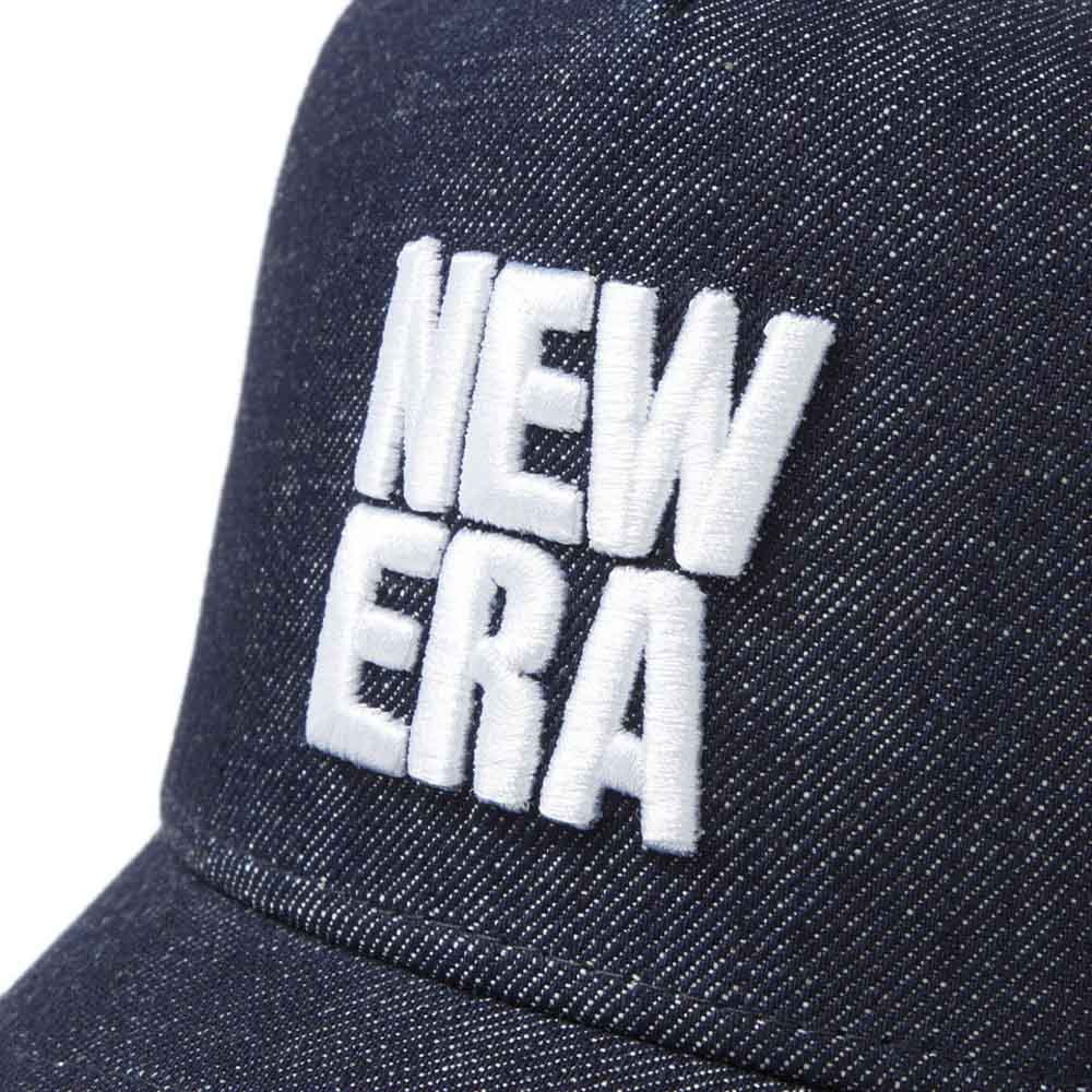 ニューエラ NEW ERA キャップ・帽子 9FORTY A-Frame トラッカー Denim スクエアニューエラロゴ インディゴデニム 14388643【FITHOUSE ONLINE SHOP】