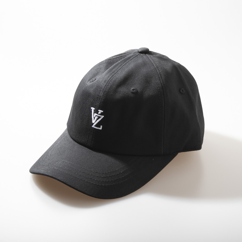 バザール VARZAR 帽子 Monogram soft over fit ball cap black varzar628【FITHOUSE ONLINE SHOP】