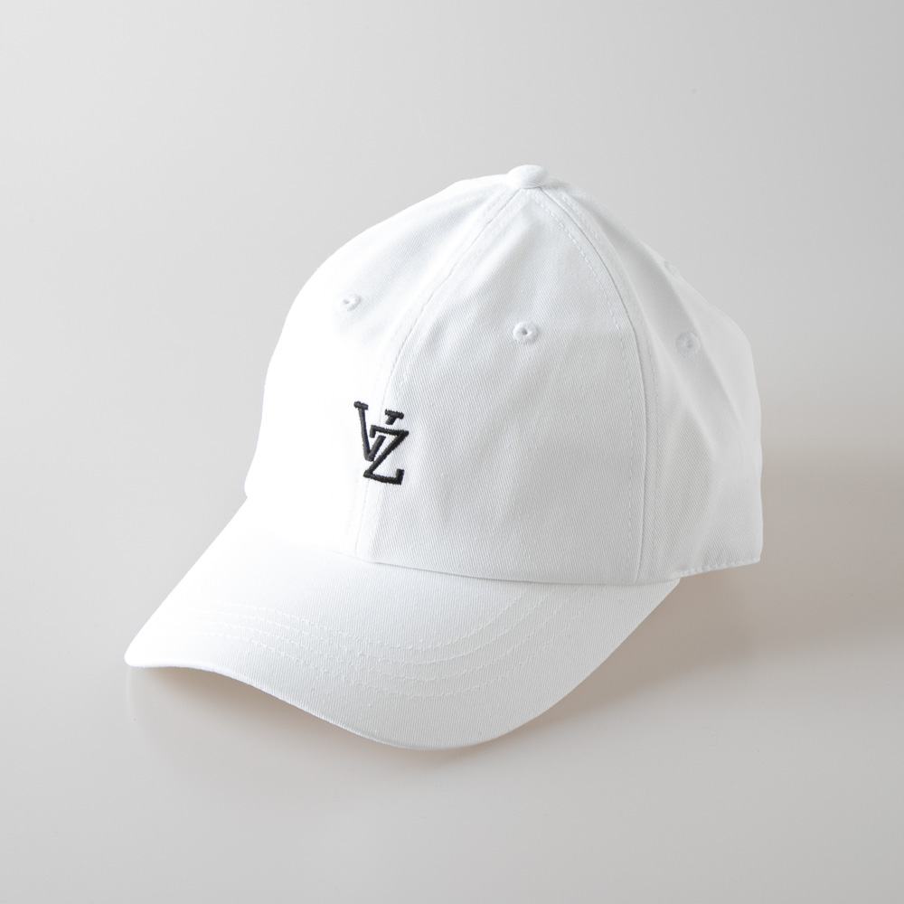 バザール VARZAR 帽子 Monogram soft over fit ball cap white varzar629【FITHOUSE ONLINE SHOP】