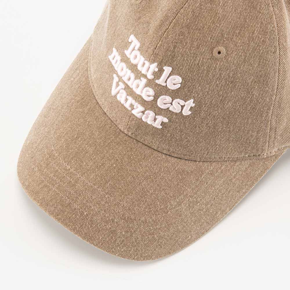 バザール VARZAR 帽子 TMV Lettering Ball Cap レタリング ピグメント キャップ varzar1300【FITHOUSE ONLINE SHOP】