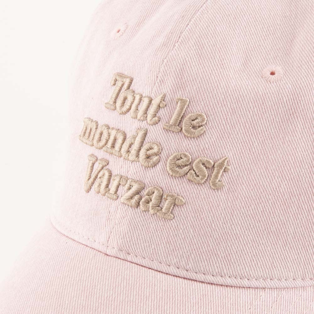 バザール VARZAR 帽子 TMV Lettering Ball Cap レタリング ピグメント キャップ varzar1301【FITHOUSE ONLINE SHOP】