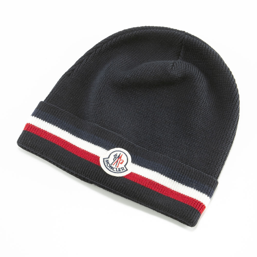 モンクレール MONCLER 帽子 トリコカラー ニット帽 3B000.45.A9575【FITHOUSE ONLINE SHOP】