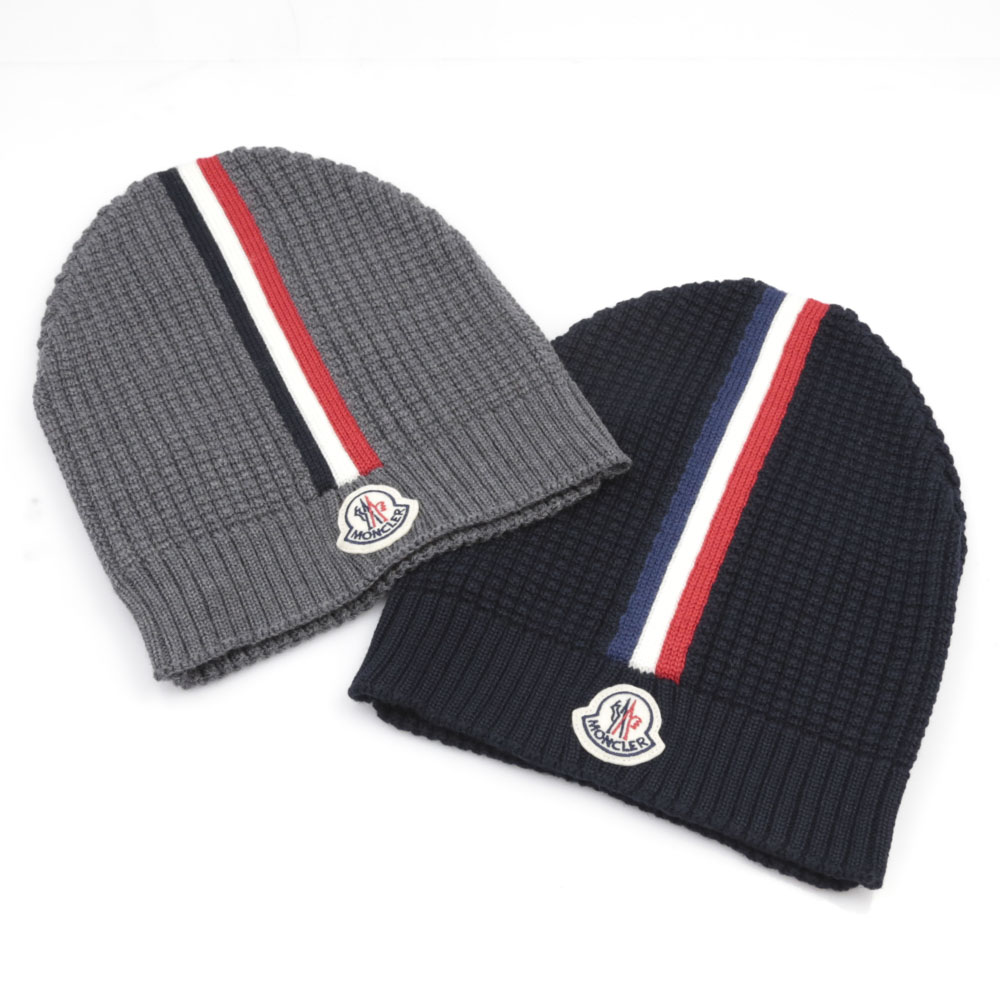 MONCLER 定番人気ニット帽 (Black)