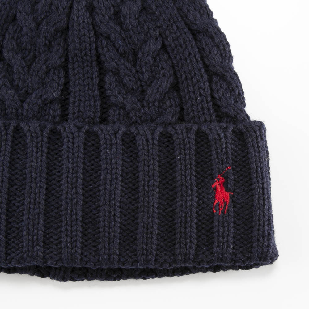 ポロラルフローレン POLO RALPH LAUREN 帽子 RECYCLED CHUNKY CABLE BEANIE PC0939【FITHOUSE ONLINE SHOP】