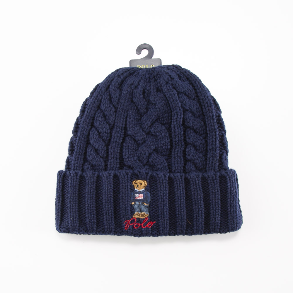 ポロラルフローレン POLO RALPH LAUREN 帽子 RECYCLED CABLE BEAR BEANIE PC1035【FITHOUSE ONLINE SHOP】