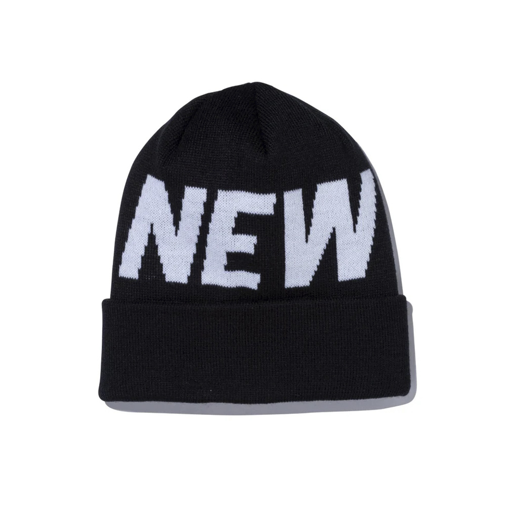 ニューエラ NEW ERA ニットキャップ・帽子 BASIC CUFF KNIT BILLBOARD BLK WHI 13751386【FITHOUSE ONLINE SHOP】