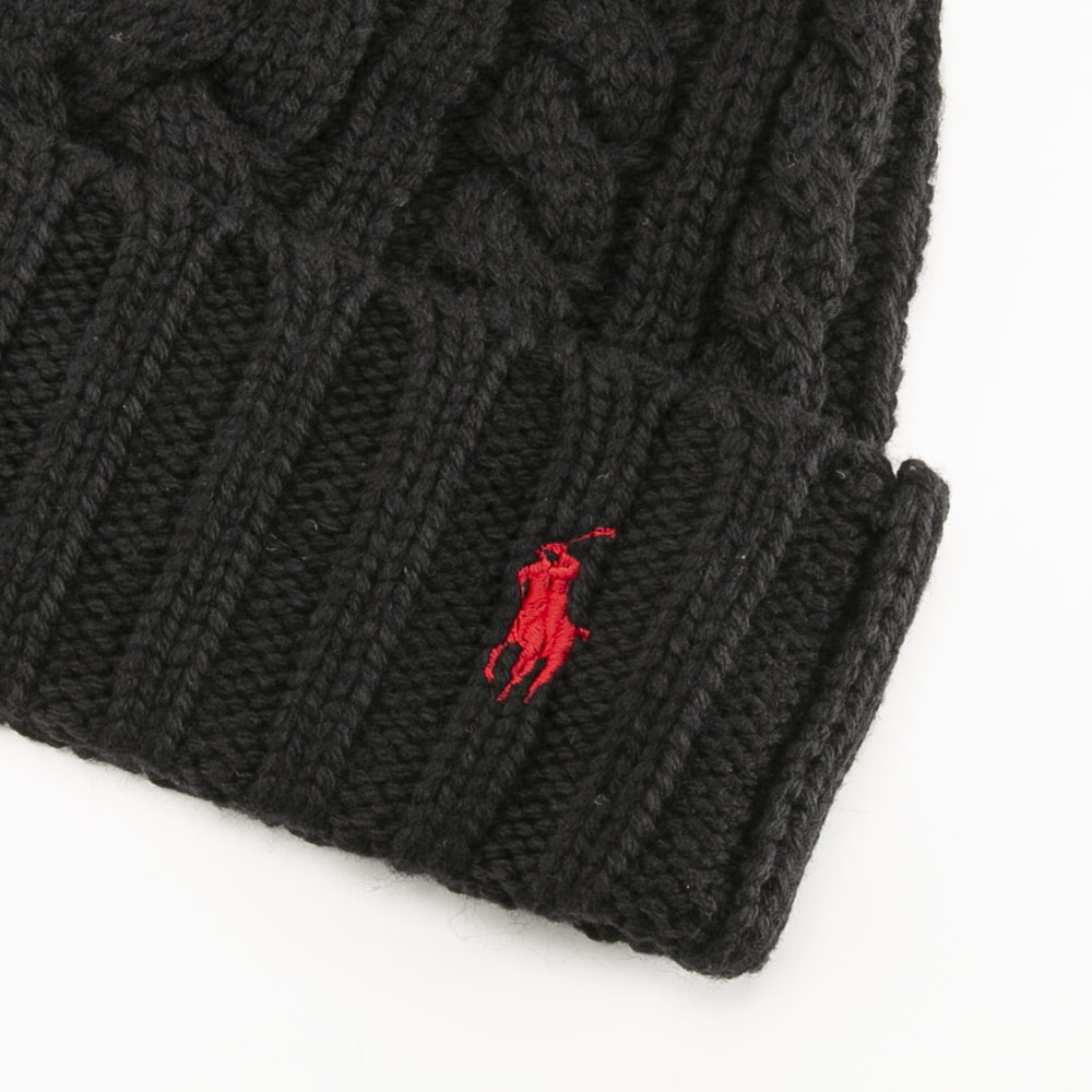 ポロラルフローレン POLO RALPH LAUREN ニット帽 RECYCLED CABLE BEANIE リサイクル ケーブル ビーニー PC1432【FITHOUSE ONLINE SHOP】