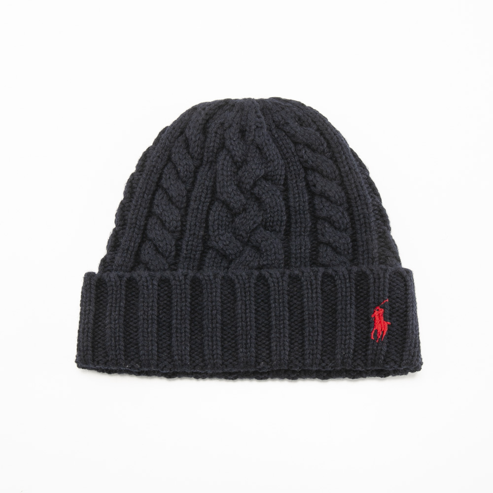 ポロラルフローレン POLO RALPH LAUREN ニット帽 RECYCLED CABLE BEANIE リサイクル ケーブル ビーニー PC1432【FITHOUSE ONLINE SHOP】