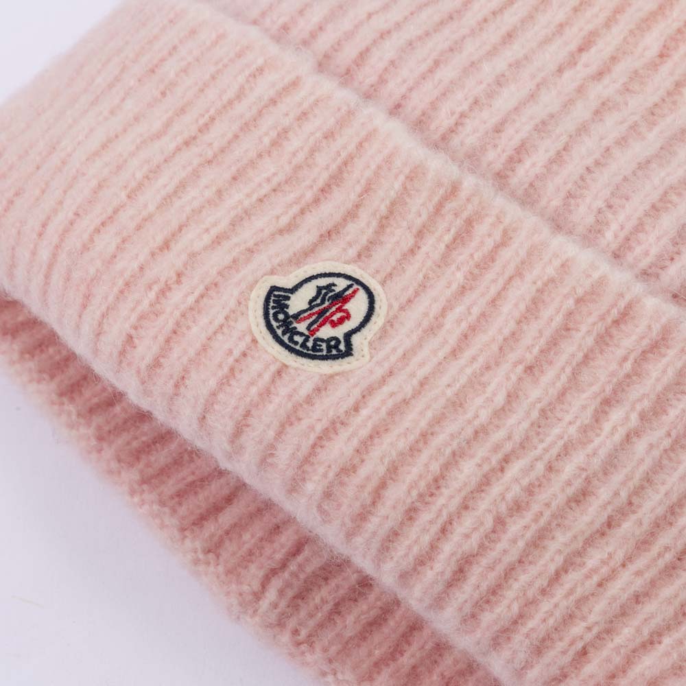 モンクレール MONCLER 帽子 ロゴワッペンウールニット帽 00285【FITHOUSE ONLINE SHOP】