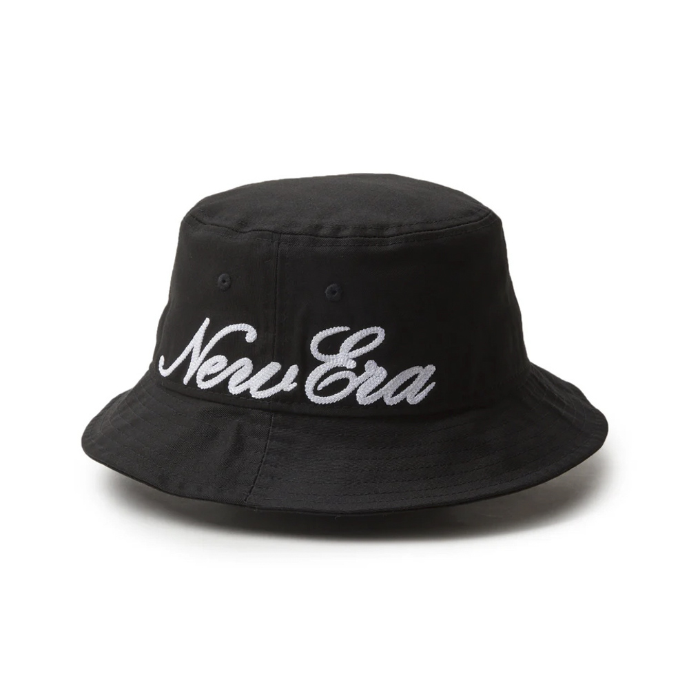 ニューエラ NEW ERA 帽子 バケット01 Essential エッセンシャル チェーンステッチ スクリプトロゴ 14307433【FITHOUSE ONLINE SHOP】