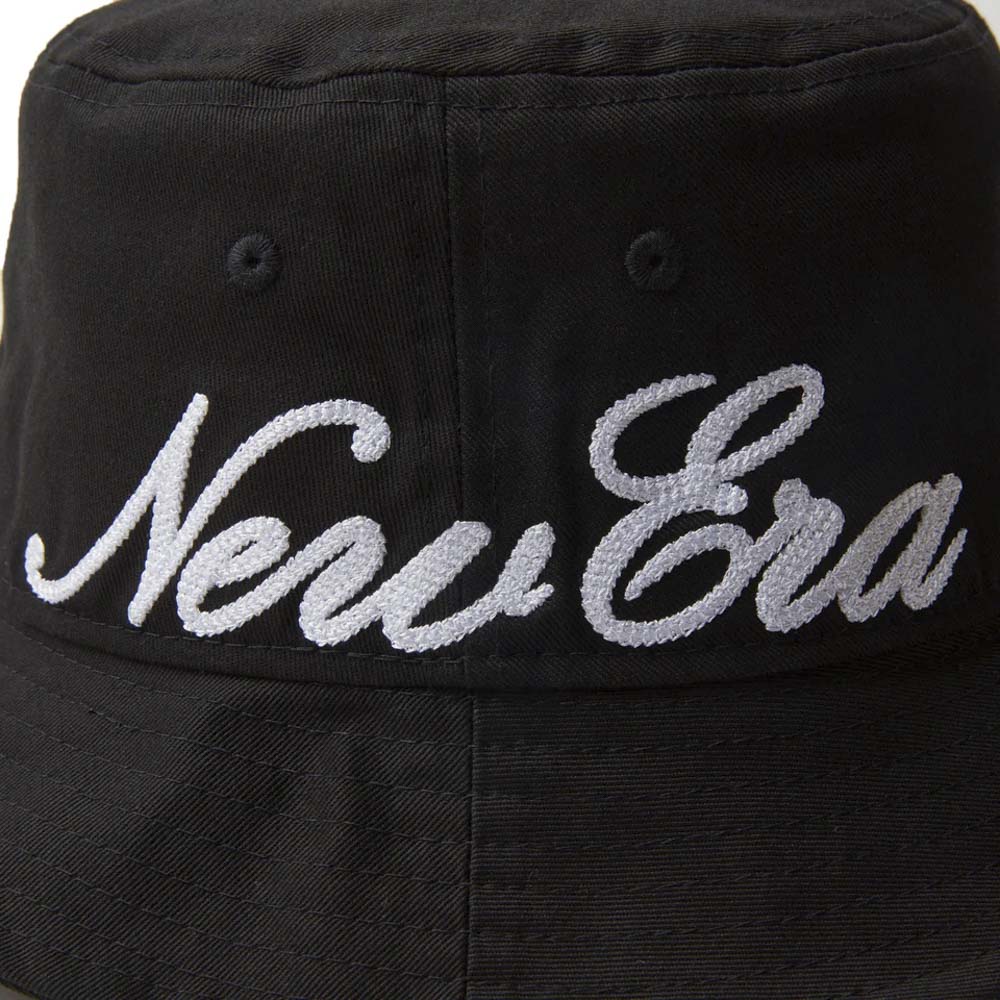 ニューエラ NEW ERA 帽子 バケット01 Essential エッセンシャル チェーンステッチ スクリプトロゴ 14307433【FITHOUSE ONLINE SHOP】