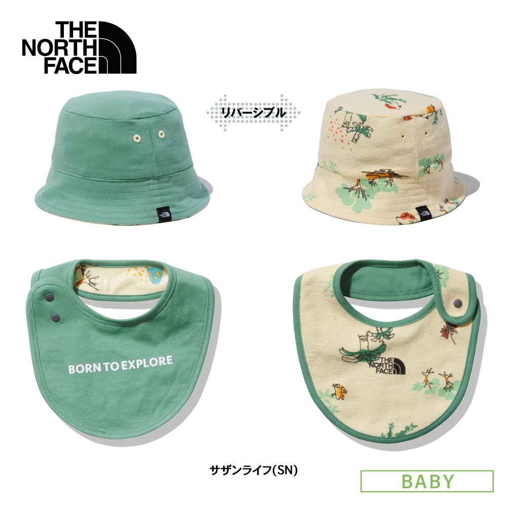 ザ ノースフェイス THE NORTH FACE ベビーハット＆ビブセット リバーシブル BABY HAT BIB SET NNB02211【FITHOUSE ONLINE SHOP】