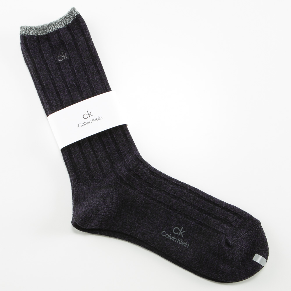 カルバンクライン Calvin Klein 靴下 しもふり風 リブソックス 2545-126【FITHOUSE ONLINE SHOP】