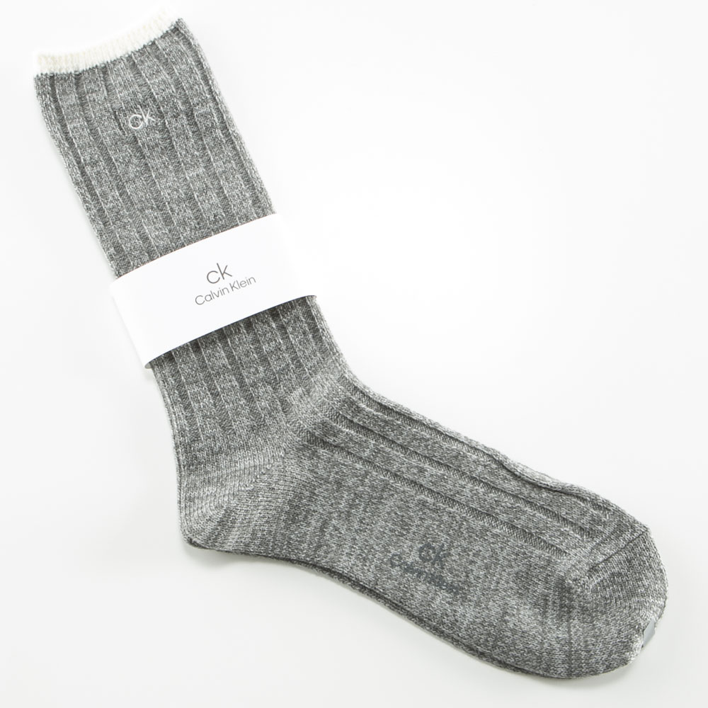 カルバンクライン Calvin Klein 靴下 しもふり風 リブソックス 2545-126【FITHOUSE ONLINE SHOP】