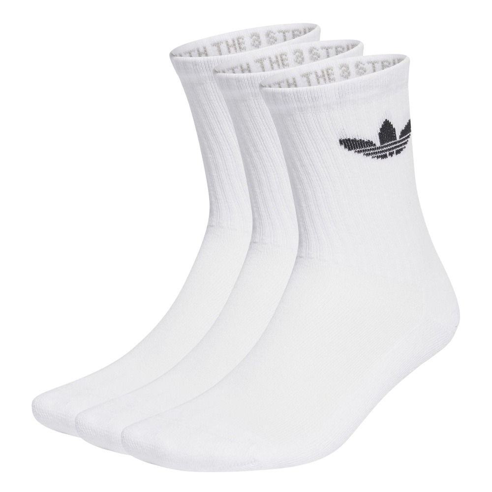 アディダスオリジナルス adidas originals 靴下 トレフォイル クッション クルーソックス 3足組 IJ5616【FITHOUSE ONLINE SHOP】