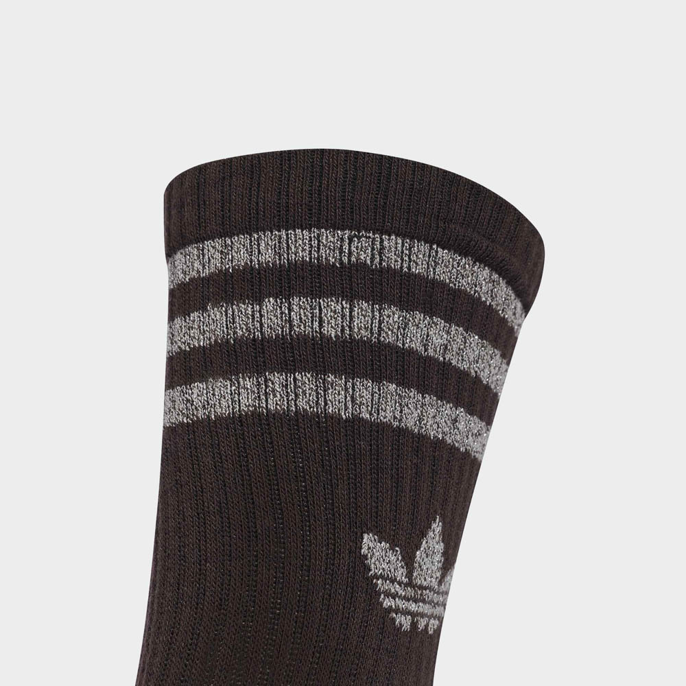 アディダスオリジナルス adidas originals 靴下 スリーストライプス グリッター クルーソックス3足組 KR4214【FITHOUSE ONLINE SHOP】