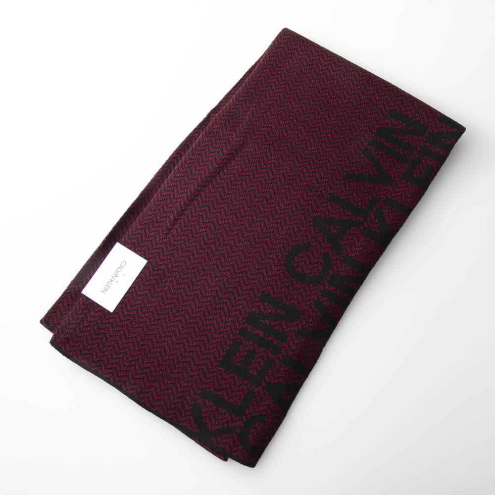 カルバンクライン Calvin Klein マフラー ロゴちりばめ 1CK3837 