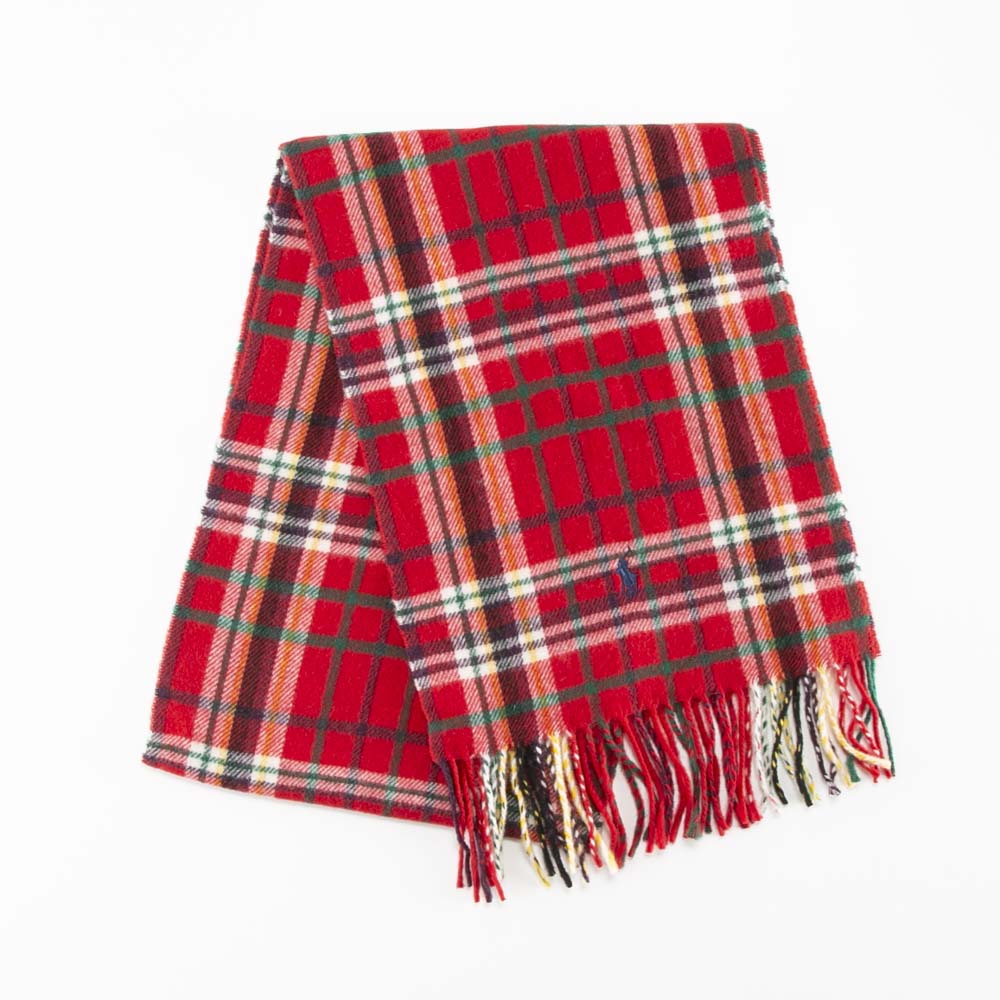 ポロラルフローレン POLO RALPH LAUREN マフラー RECYCLED WOOL PLAID SCARF PC0999【FITHOUSE ONLINE SHOP】