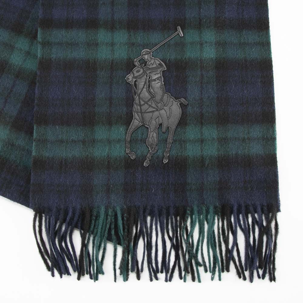 ポロラルフローレン POLO RALPH LAUREN マフラー LEATHER APPLIQUE PONY SCARF PC1228【FITHOUSE ONLINE SHOP】