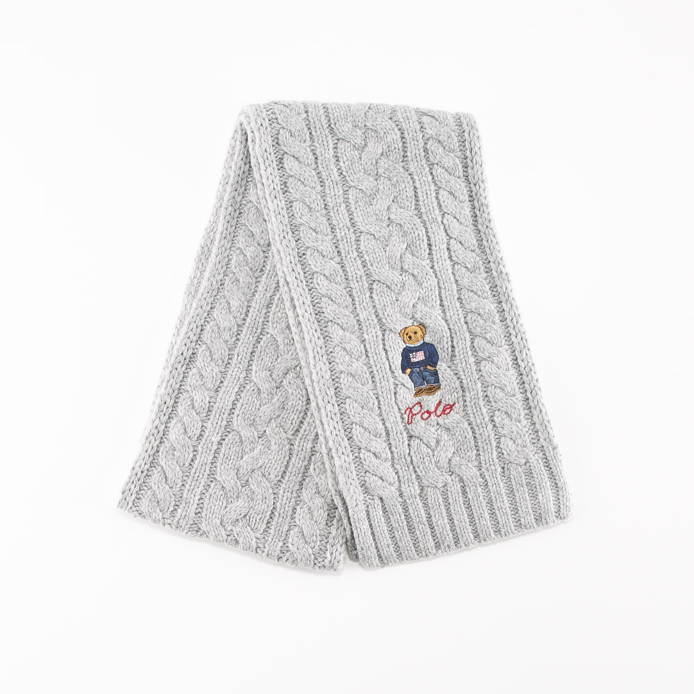 ポロラルフローレン POLO RALPH LAUREN マフラー RECYCLED CABLE BEAR SCARF PC1036【FITHOUSE ONLINE SHOP】