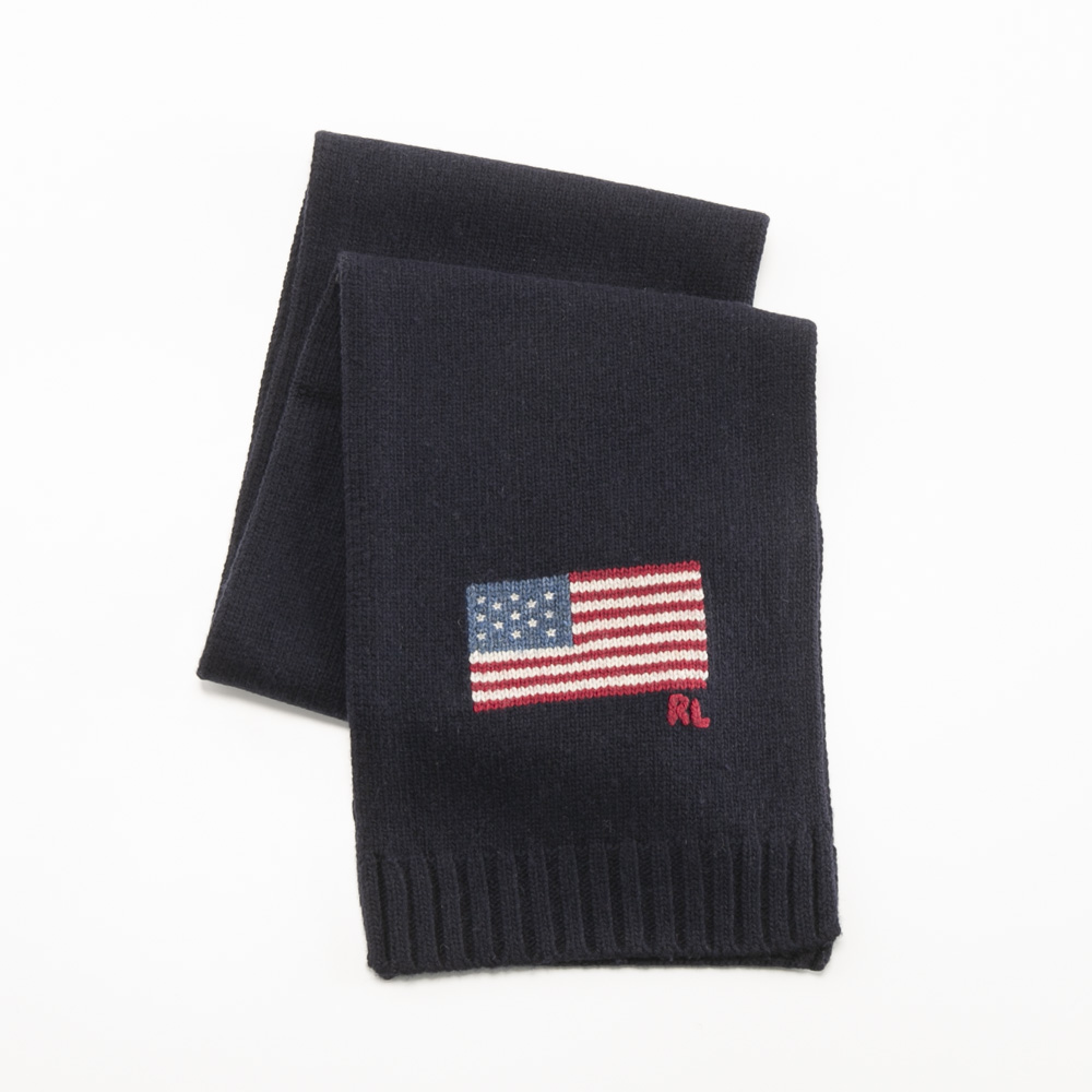 ポロラルフローレン POLO RALPH LAUREN マフラー RL FLAG SCARF PC1442【FITHOUSE ONLINE SHOP】