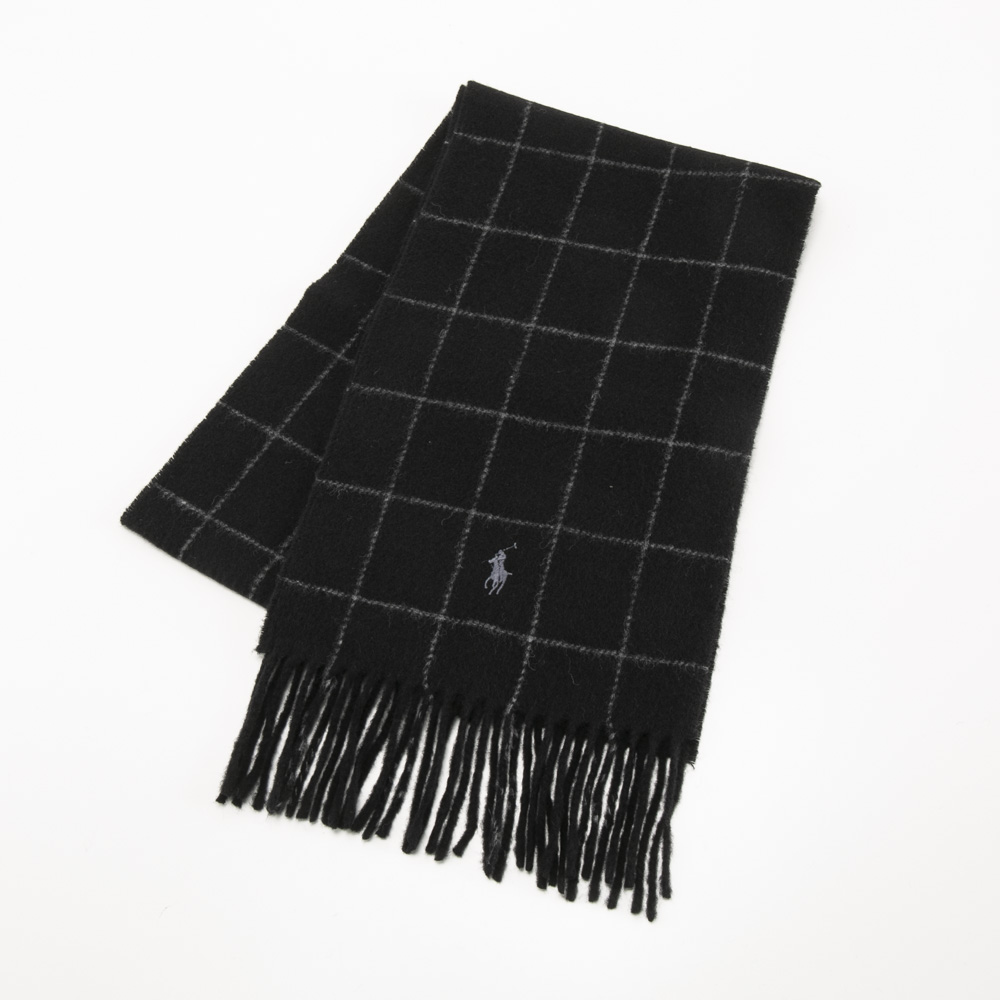 ポロラルフローレン POLO RALPH LAUREN マフラー REVERSIBLE WINDOWPANE SCARF PC0743【FITHOUSE ONLINE SHOP】