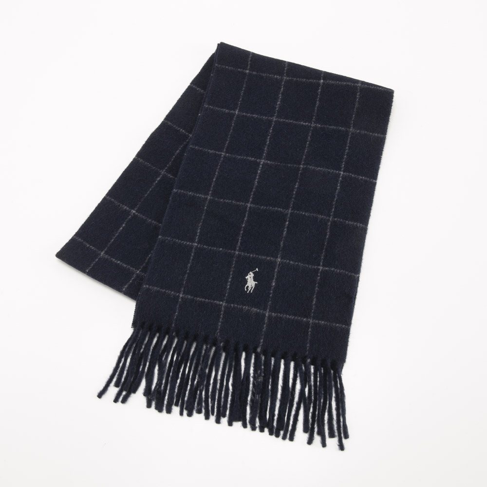 ポロラルフローレン POLO RALPH LAUREN マフラー REVERSIBLE WINDOWPANE SCARF PC0743【FITHOUSE ONLINE SHOP】