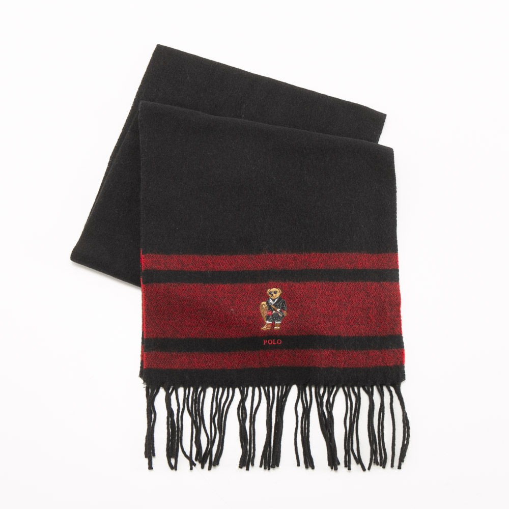 ポロラルフローレン POLO RALPH LAUREN マフラー WOVEN HOLIDAY BEAR SCARF PC1456【FITHOUSE ONLINE SHOP】