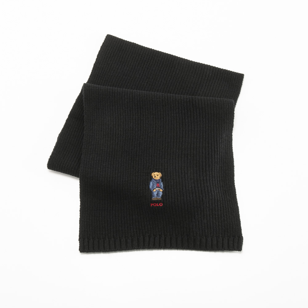 ポロラルフローレン POLO RALPH LAUREN マフラー SOLID DENIM BEAR SCARF PC1464【FITHOUSE ONLINE SHOP】