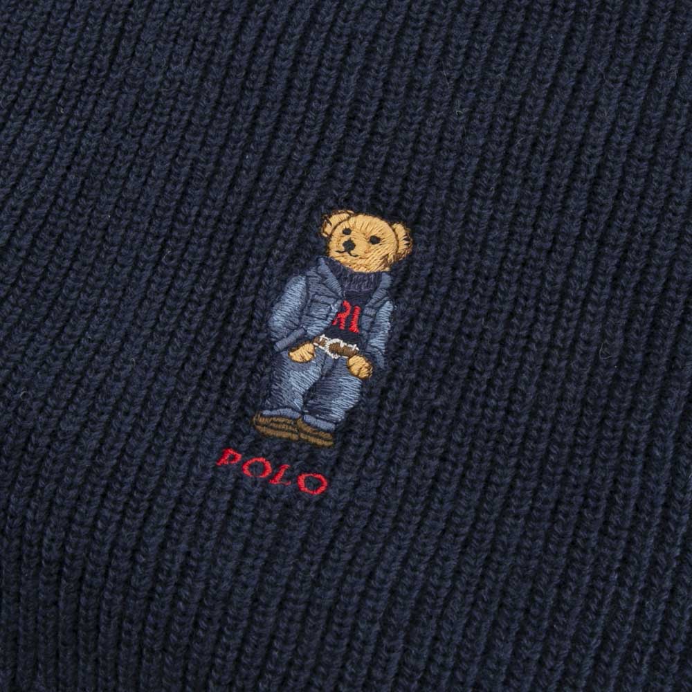 ポロラルフローレン POLO RALPH LAUREN マフラー SOLID DENIM BEAR SCARF PC1464【FITHOUSE ONLINE SHOP】