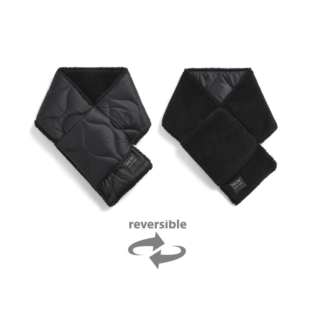 タイオン ミリタリー リバーシブル ダウンマフラー ソフトシェル TAION-R201ALSML-1【FITHOUSE ONLINE SHOP】