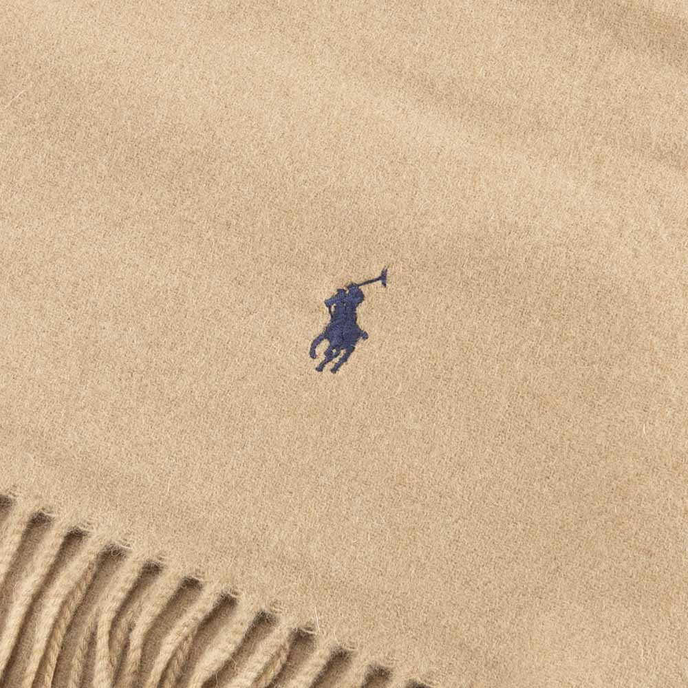 ポロラルフローレン POLO RALPH LAUREN マフラー PRL･19A ワンポイントロゴ 無地 リサイクルウール PC0476【FITHOUSE ONLINE SHOP】