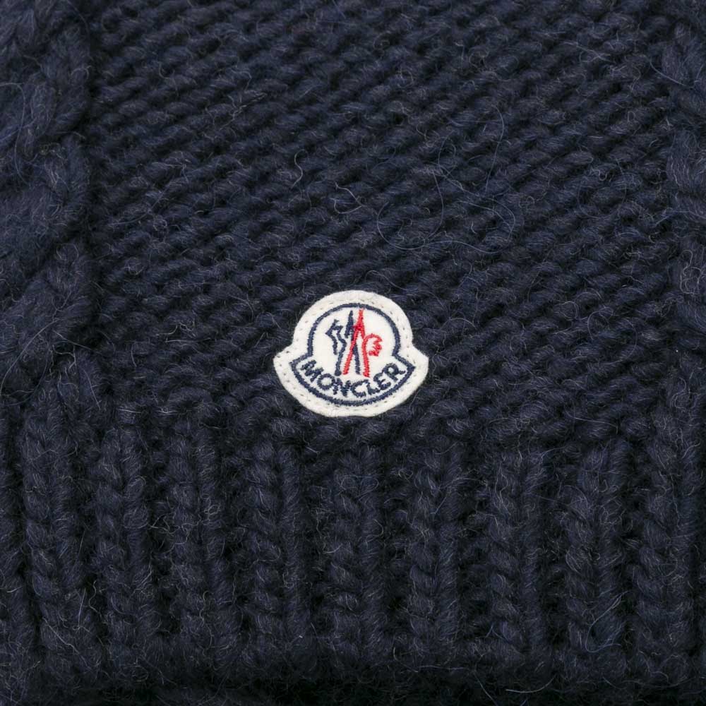 モンクレール MONCLER ケーブル編みワッペンマフラー 00031【FITHOUSE ONLINE SHOP】