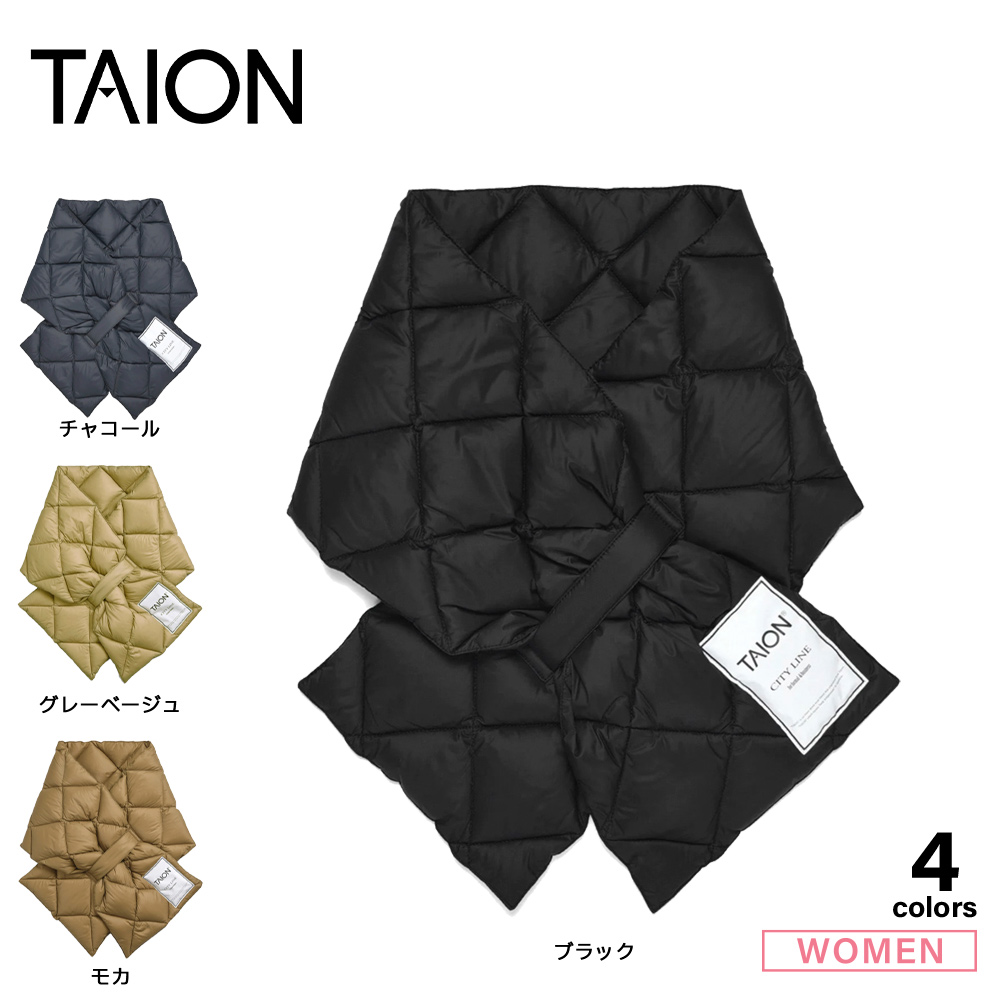 タイオン TAION マフラー CITY DOWN SCARF TAION-201CI2【FITHOUSE ONLINE SHOP】