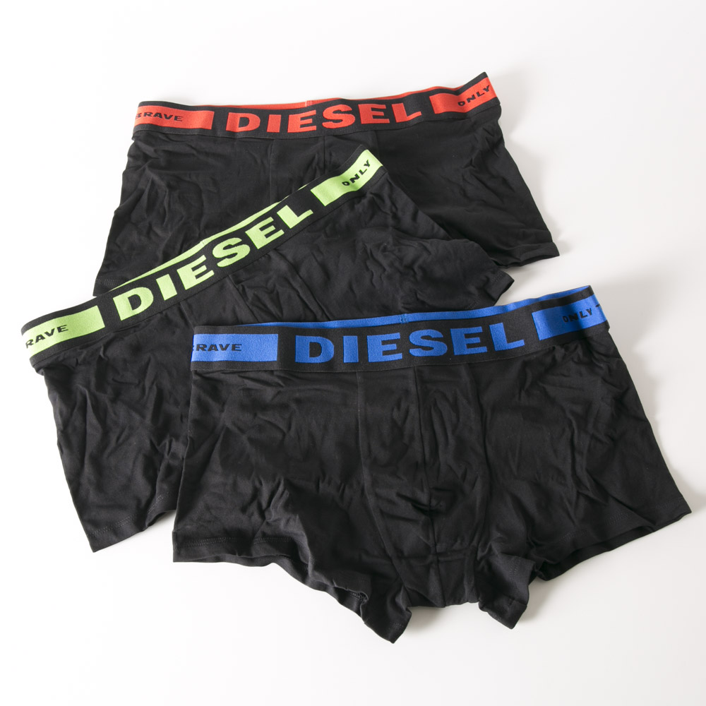 ディーゼル DIESEL アンダーウェア・下着 ウエストロゴボクサー3PSET 00CKY3 0BAOF【FITHOUSE ONLINE SHOP】