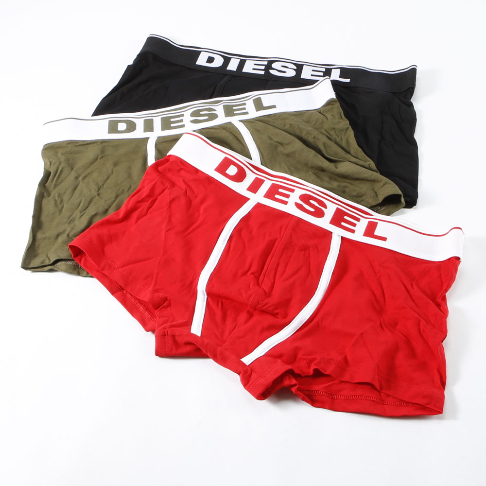 ディーゼル DIESEL アンダーウェア・下着 UMBX-DAMIENTHREEPACK/BOXER 3PACK(3枚組) 00ST3V 0JKKC【FITHOUSE ONLINE SHOP】