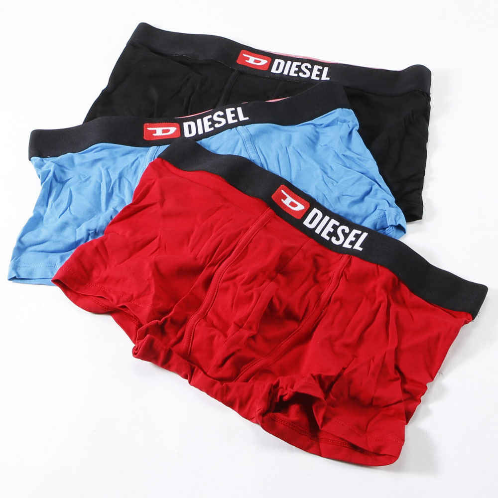 ディーゼル DIESEL アンダーウェア・下着 3色ボクサー3PSET 00ST3V/0WAWD【FITHOUSE ONLINE SHOP】