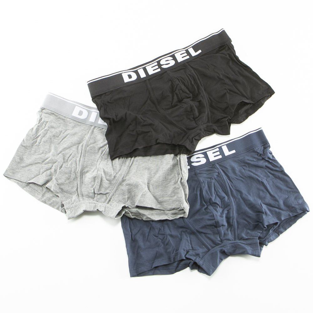 ディーゼル DIESEL アンダーウェア・下着 DAMIEN 3Pボクサーパンツ(NV/GY/BK) ST3V/KKB【FITHOUSE ONLINE SHOP】
