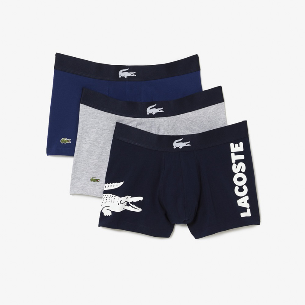 ラコステ LACOSTE アンダーウェア・下着 マルチデザイン３パックトランクショーツ 5H1803-10【FITHOUSE ONLINE SHOP】