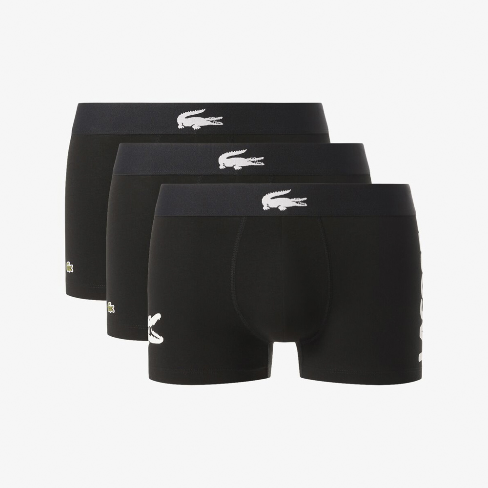 ラコステ LACOSTE アンダーウェア・下着 3パック ストレッチ コットン トランクショーツ 5H1291-10【FITHOUSE ONLINE SHOP】