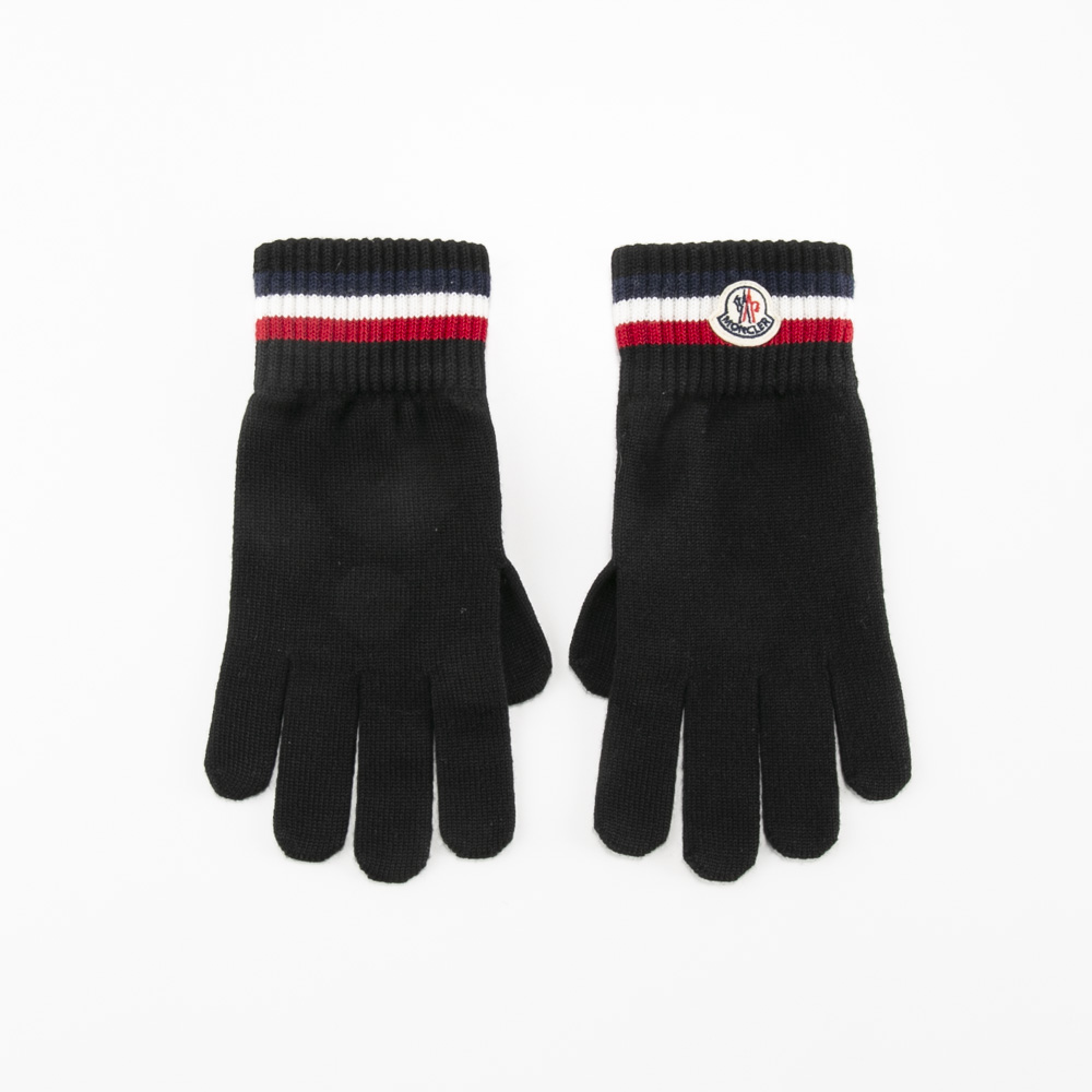 モンクレール MONCLER 手袋 手首トリコロールライン ウールグローブ 3A000.03.A9575【FITHOUSE ONLINE SHOP】