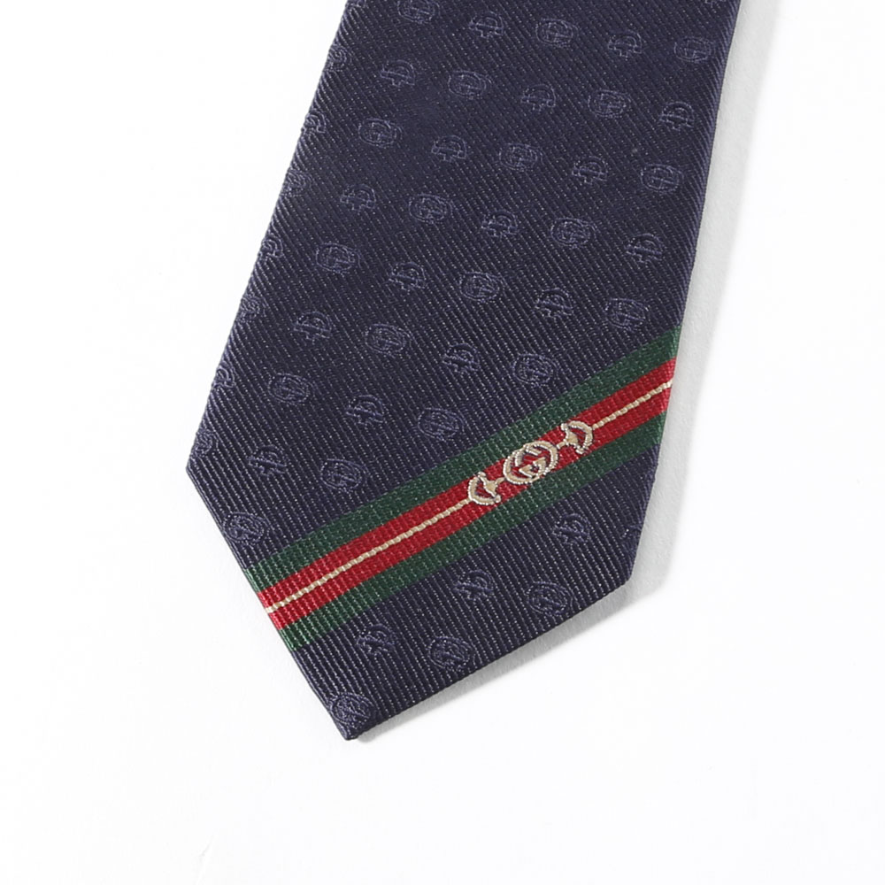 グッチ GUCCI ネクタイ 斜めロゴ 624057WEEP【FITHOUSE ONLINE