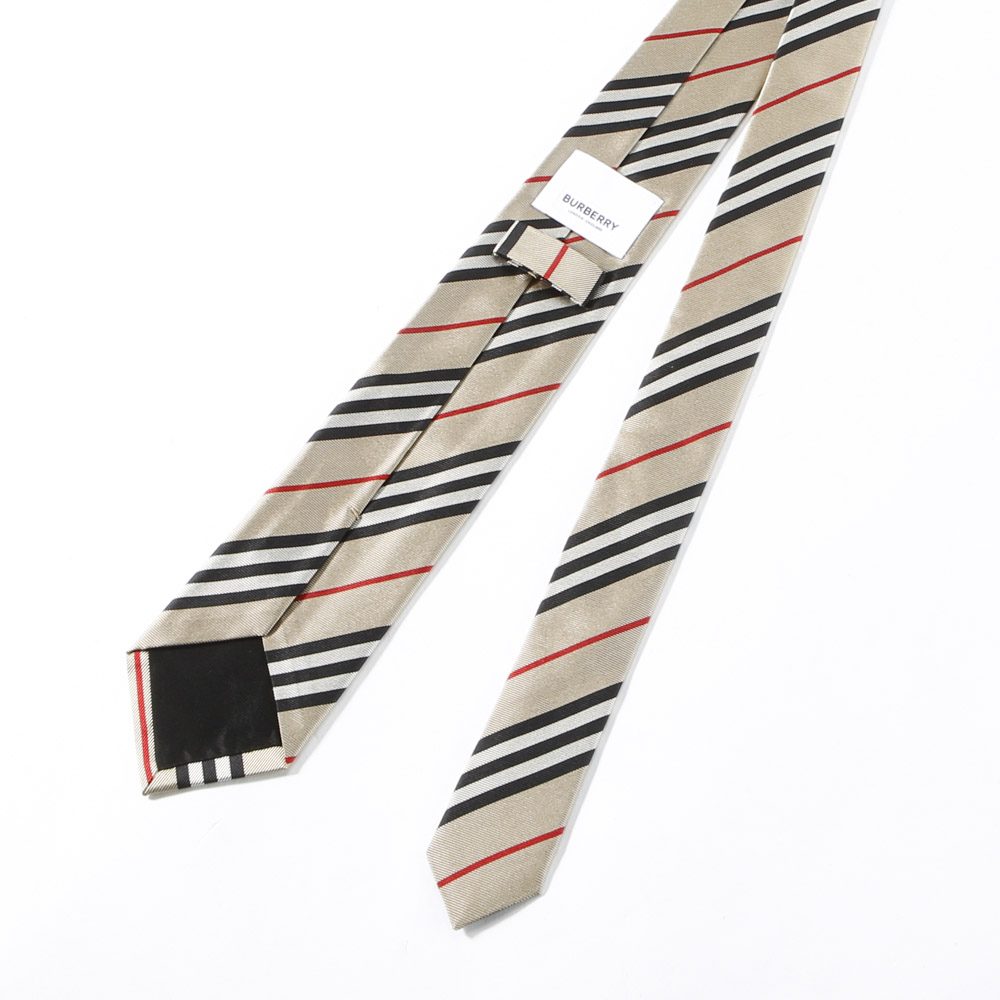 バーバリー BURBERRY ネクタイ 大剣幅約7cm ストライプ 8011694-A7026