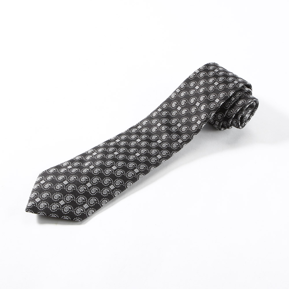 ジバンシィ GIVENCHY ネクタイ 大剣幅約8cm ペイズリ風 J4499【FITHOUSE ONLINE SHOP】